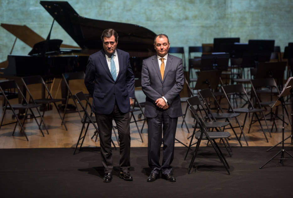 Antonio Garamendi y Salvador Navarro. Foto: RAFA MOLINA