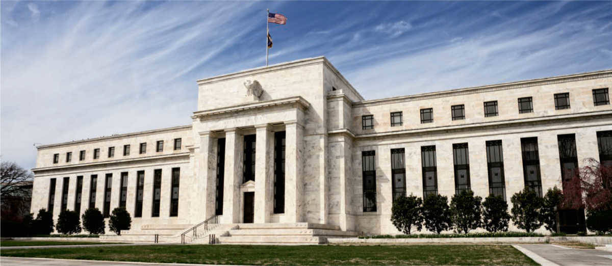 Imagen de la sede central de la Reserva Federal (FED)