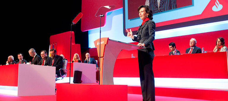 Ana Botín, presidenta del Banco Santander