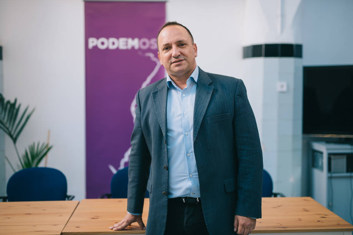 Rubén Martínez Dalmau, candidato a la Generalitat de Podem. Foto: KIKE TABERNER