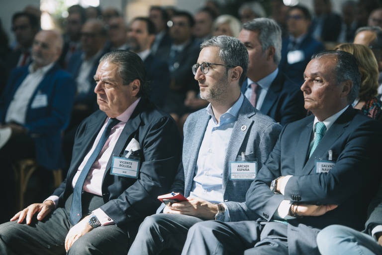 Vicente Boluda, Arcadi España y Salvador Navarro. Foto: KIKE TABERNER