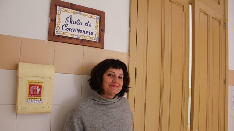 Eva Quesada, responsable del Aula de Convivencia del IES Francisco Ribalta