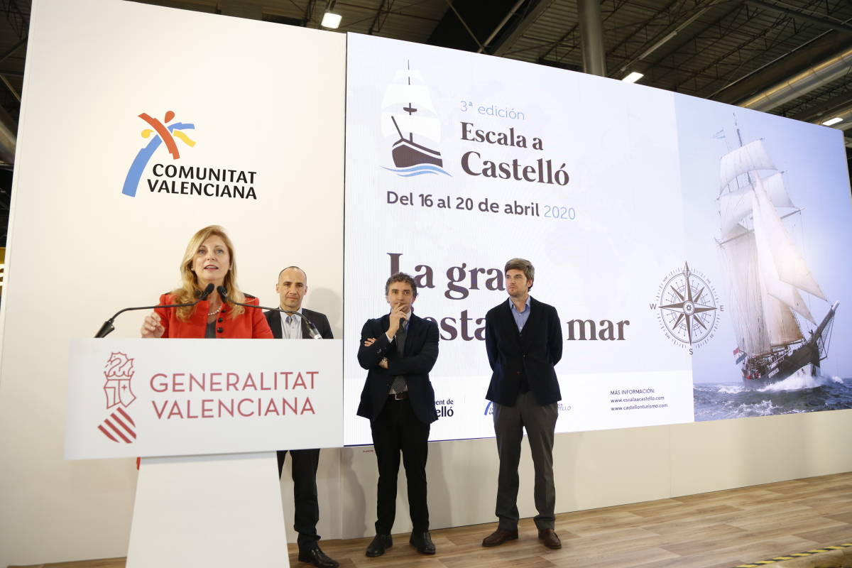 Presentación de 'Escala a Castelló' en Fitur a cargo de la alcaldesa Amparo Marco.