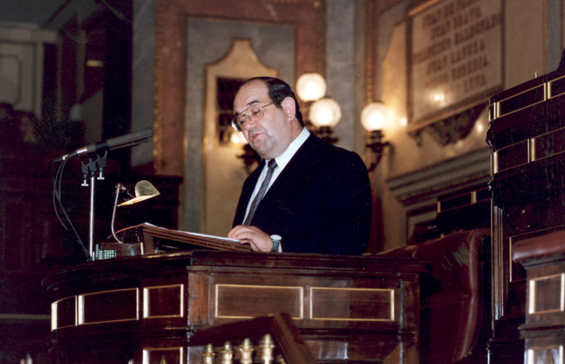 González Lizondo en el Congreso en 1993. Foto: CONGRESO