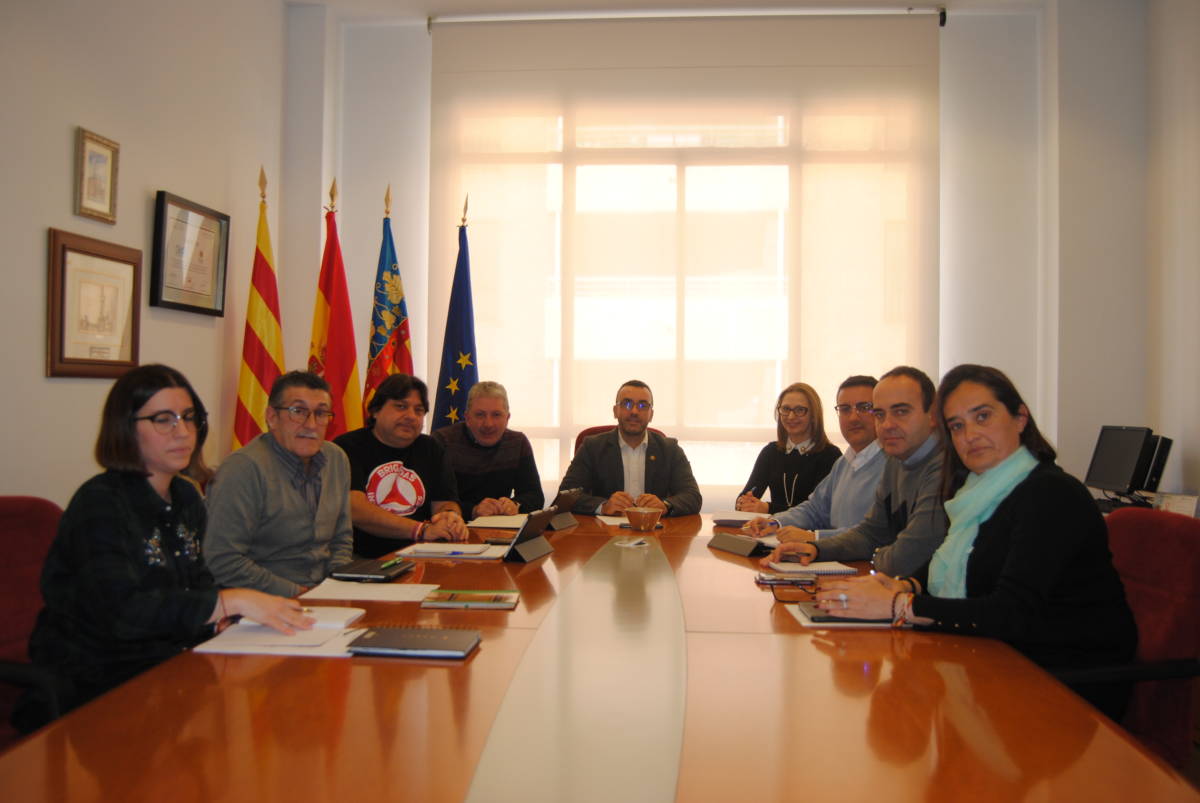 Reunión de la junta de portavoces en el Ayuntamiento.