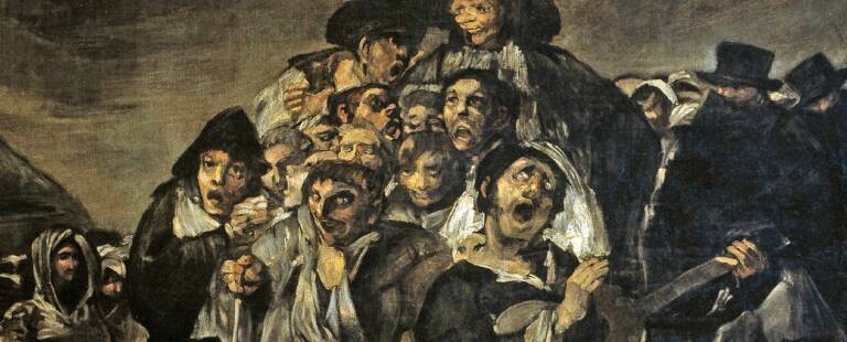 Una de las pinturas negras de Goya.