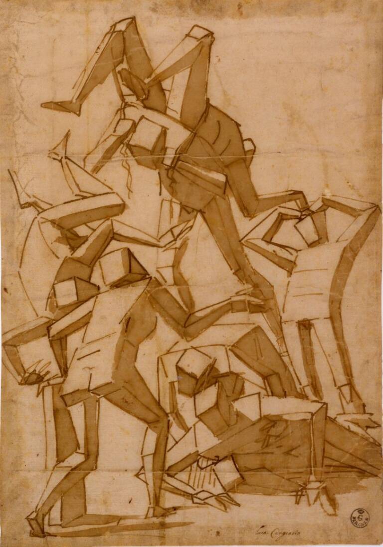 Dibujo de Luca Cambiaso (Siglo XVI)