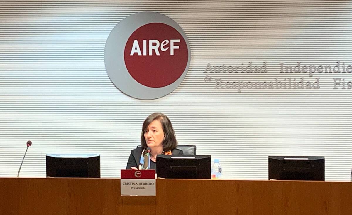 Cristina Herrero, presidenta de la AIReF
