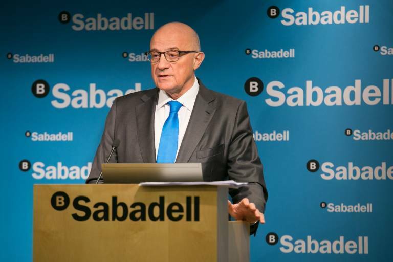 Josep Oliu, presidente del Banco Sabadell.