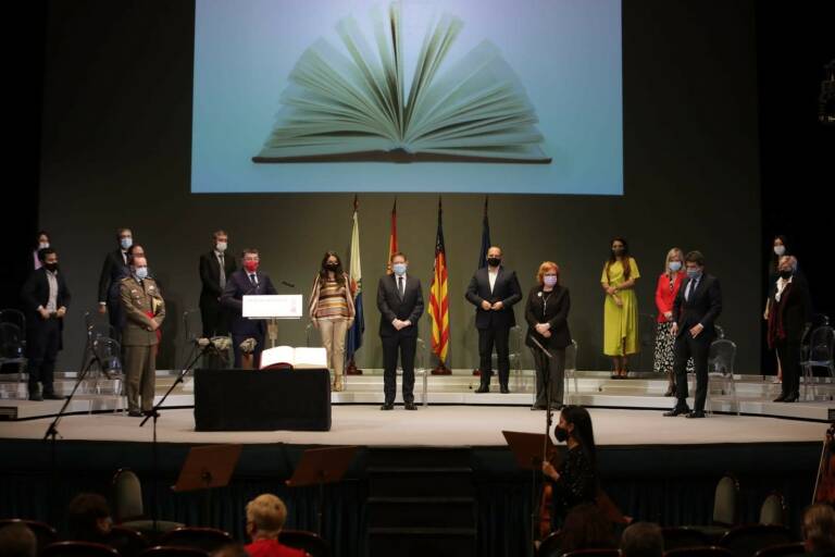 Acto conmemorativo del Día de la Constitución en Alicante. Foto: GVA