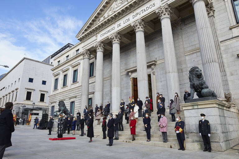 Acto conmemorativo del Día de la Constitución en el Congreso. Foto: J. Hellín. POOL / Europa Press