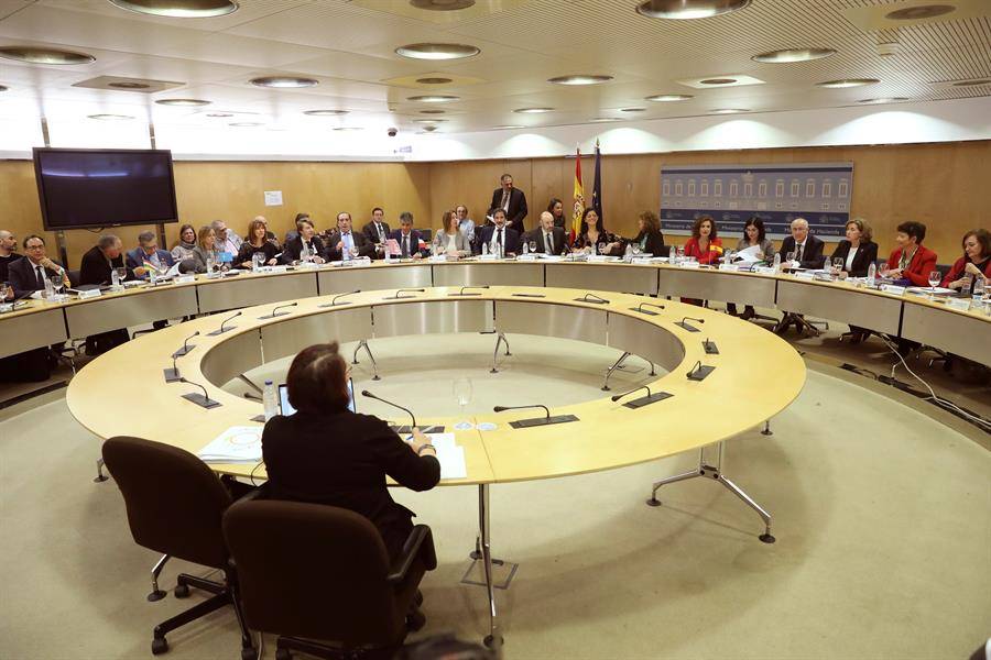 Consejo de Política Fiscal y Financiera celebrado este viernes. Foto: EFE/KIKO HUESCA