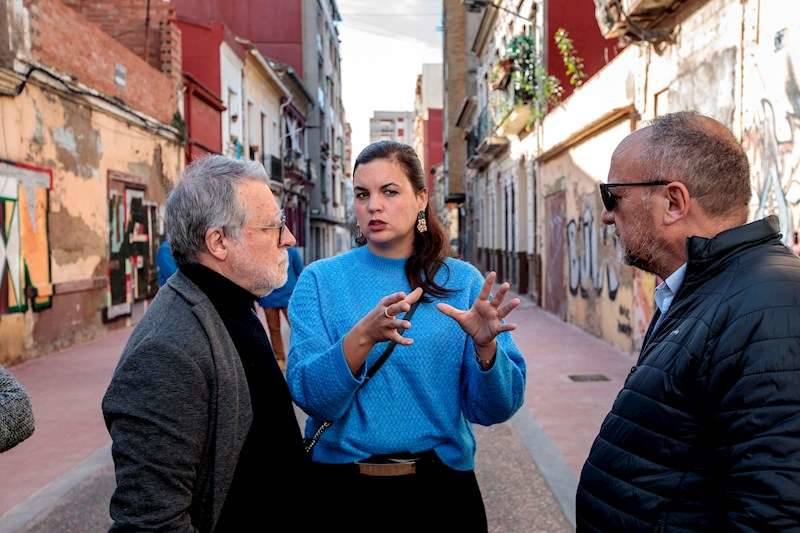 Sandra Gómez, Vicente Gallart y Rafa Rubio. Foto: EFE