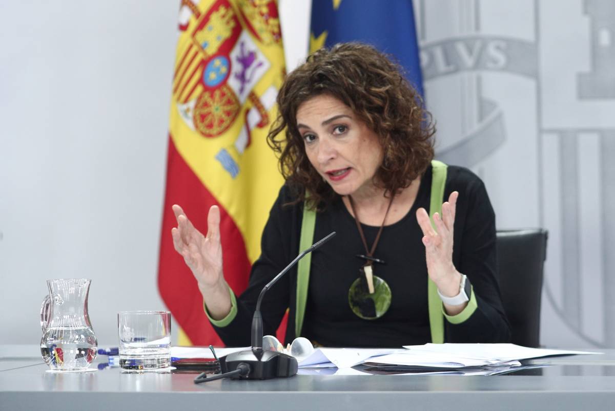 La ministra de Hacienda, María Jesús Montero. Foto: E. PARRA/POOL