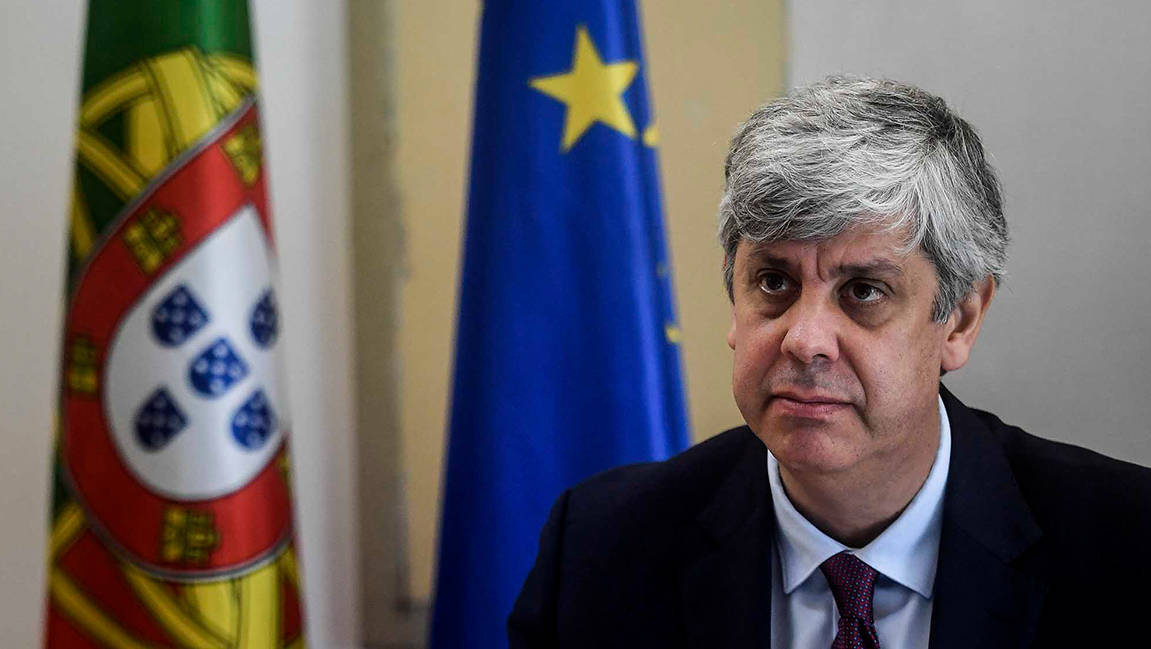 Mário Centeno, presidente del Eurogrupo. Foto: EUROGRUPO