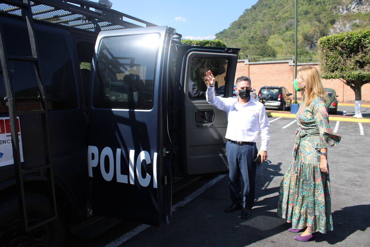Visita a las instalaciones de la Policía Local de Orizaba.