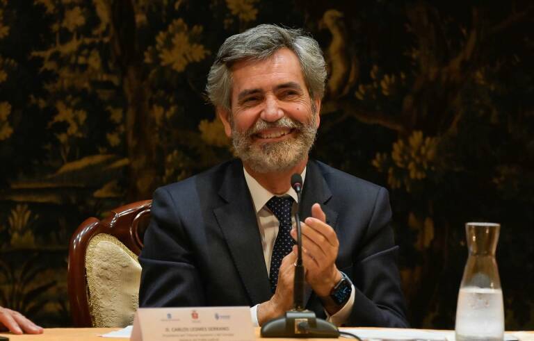 El presidente del CGPJ, Carlos Lesmes. Foto: M.DYLAN/EP