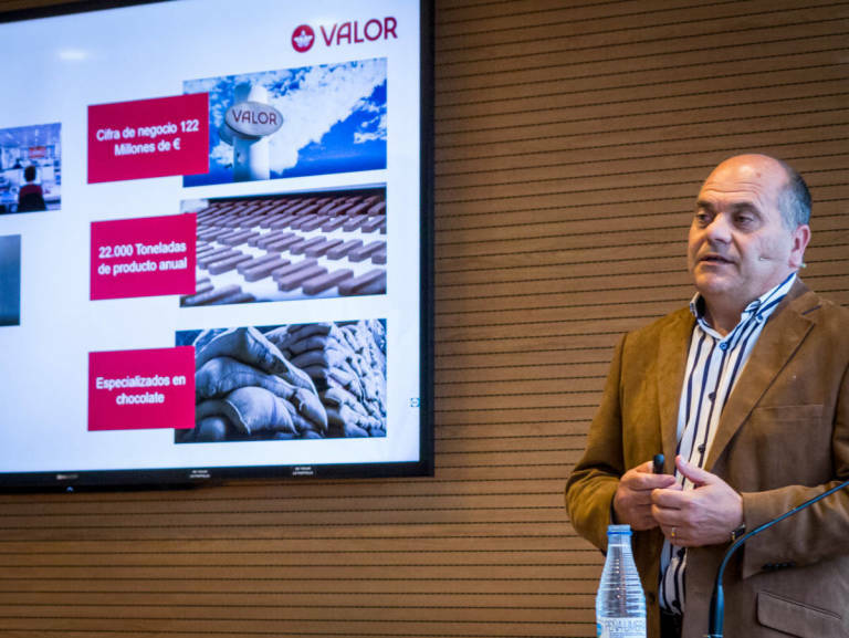 Pedro López, presidente ejecutivo de Chocolates Valor. Foto: AP