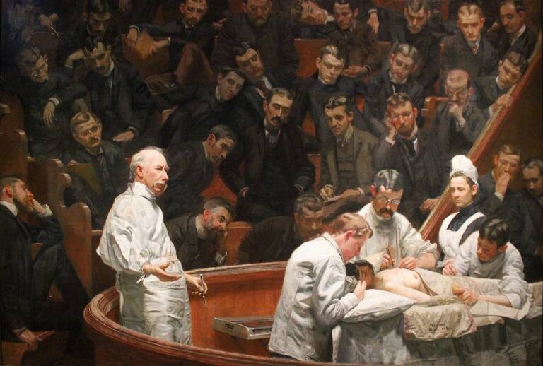 'La clínica de Agnew', de Thomas Eakins.