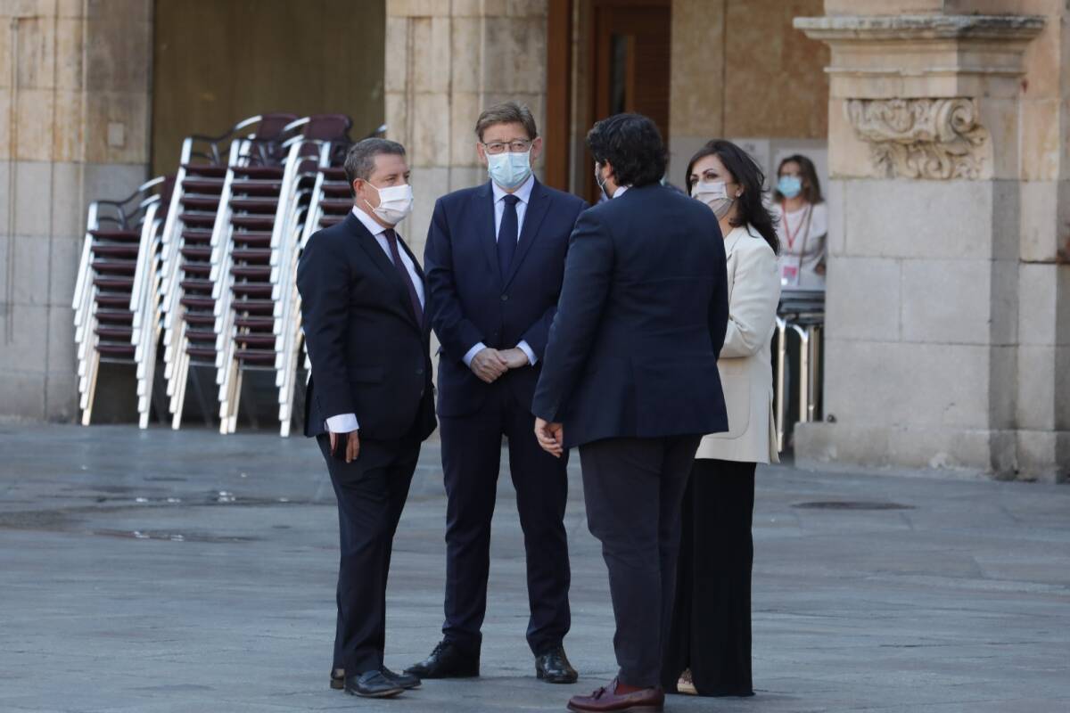 Puig junto a otros líderes autonómicos. Foto: GVA