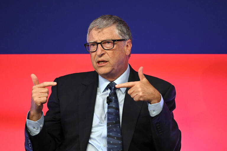 Bill Gates. Foto: LEON NEAL / PA WIRE / DPA