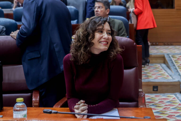 La presidenta de la Comunidad de Madrid, Isabel Díaz Ayuso. Foto: RICARDO RUBIO/EP