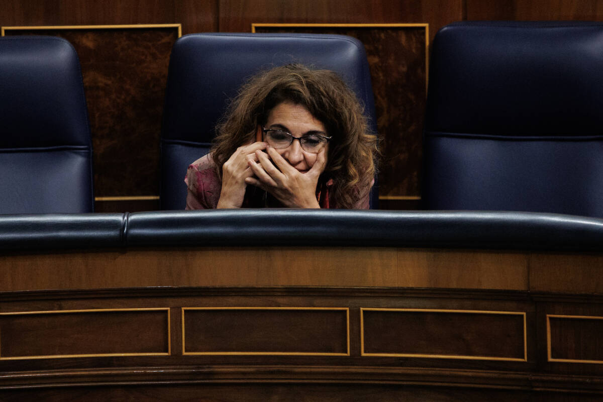 La ministra de Hacienda, María Jesús Montero. Foto: ALEJANDRO MARTÍNEZ VÉLEZ/EP