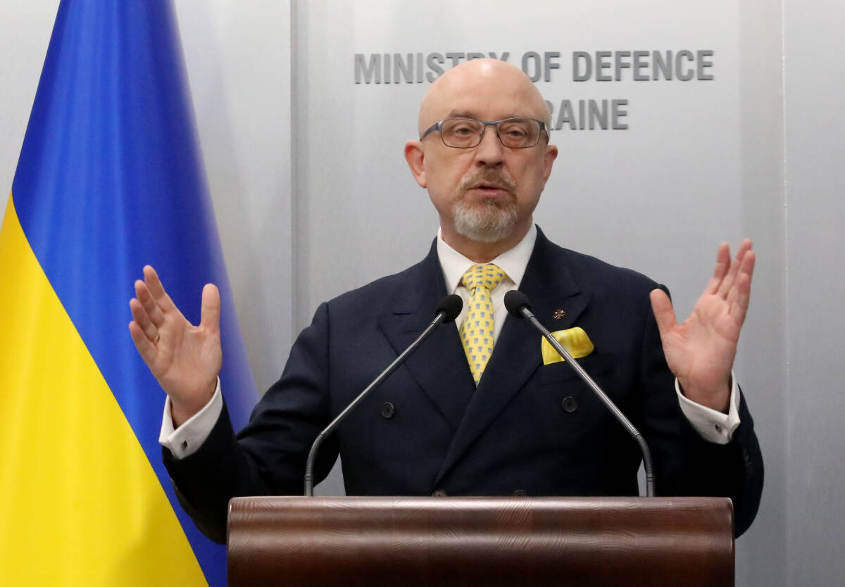 El Ministro de Defensa de Ucrania, Oleksii Reznikov. Foto: Ukrinform / dpa