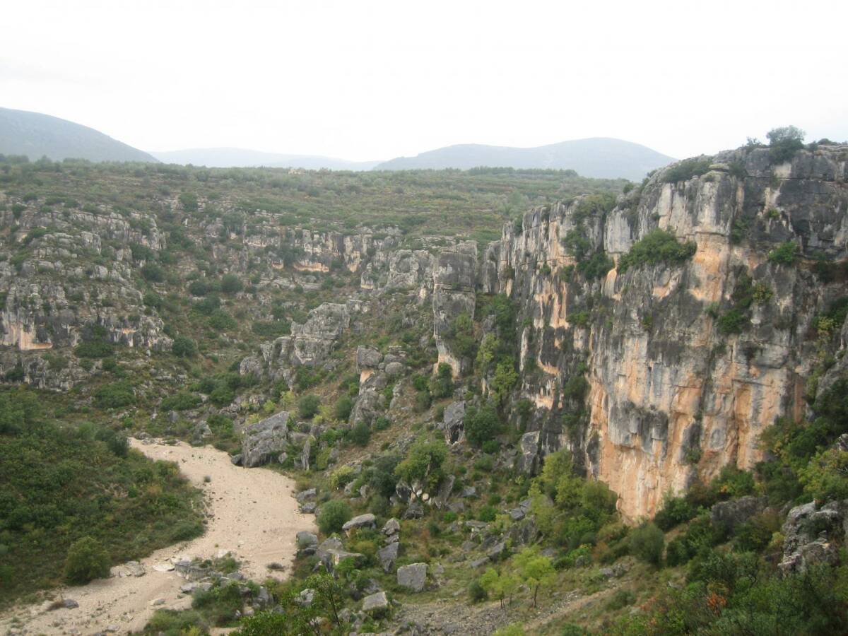 El barranco de la Valltorta alberga diferentes yacimientos neolíticos