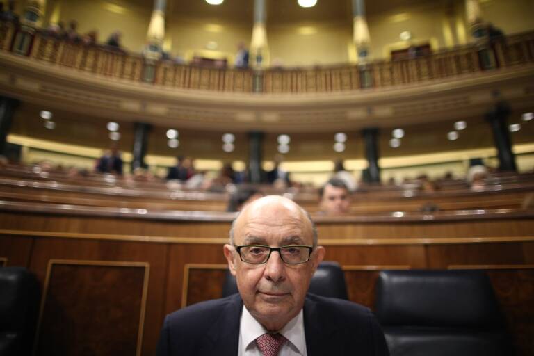 Cristóbal Montoro, diputado del PP y ex ministro de Hacienda. Foto: EUROPA PRESS