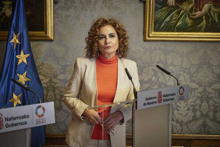La ministra de Hacienda y Función Pública, María Jesús Montero. Foto: EDUARDO SANZ/EP