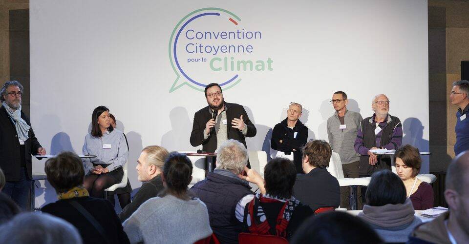 Convención Ciudadana por el Clima celebrada en Francia en 2019 y 2020. Foto: CCC