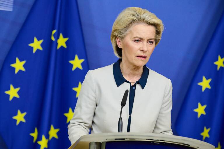 La presidenta de la Comisión Europea, Ursula von der Leyen . Foto: EUROPA PRESS