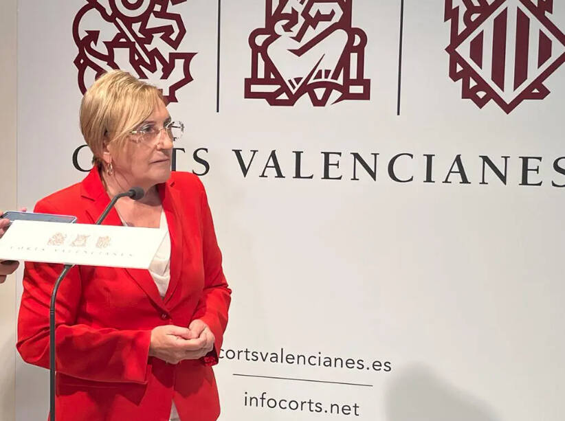 La nueva portavoz del PSPV en Les Corts, Ana Barceló. Foto: VP