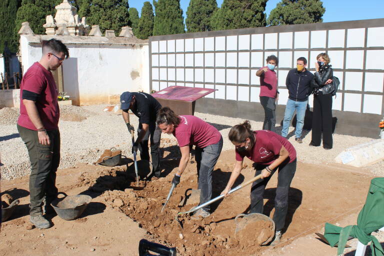 Castelló lleva cuatro campañas de exhumaciones desde 2018.