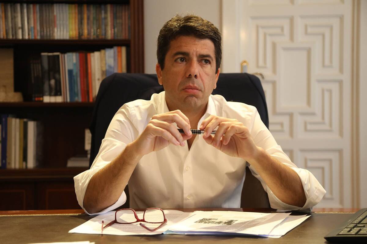 Carlos Mazón, líder del PPCV. Foto: Diputación de Alicante