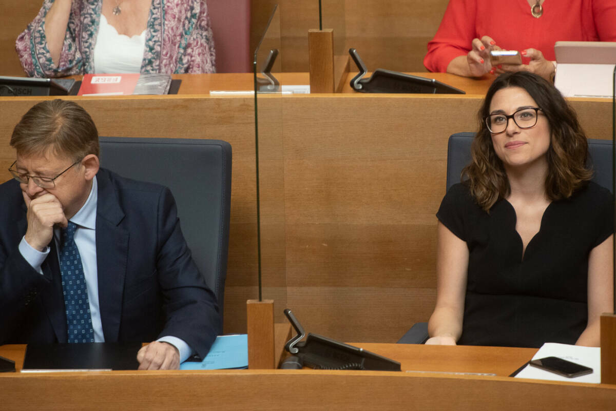 El presidente de la Generalitat, Ximo Puig, y la vicepresidenta, Aitana Mas. Foto: KIKE TABERNER