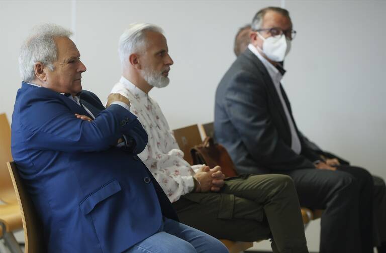 Alfonso Rus y el ex gerente de Imelsa, Marcos Benavent, durante el juicio del ‘caso Imelsa’. Foto: ROBER SOLSONA/EP