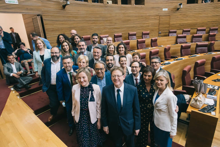 Los diputados electos del PSPV en 2019. Foto: KIKE TABERNER