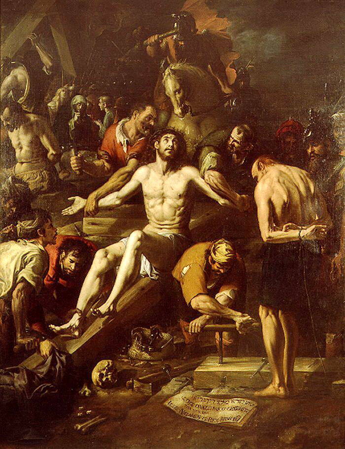 Preparativos para la crucifixión. Juan Ribalta 