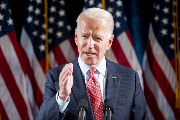 Joe Biden, presidente de EE UU. Foto: POLARIS / CONTACTO