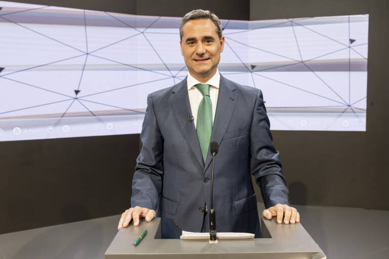 El candidato de Vox, Antonio Ortolá. Foto: À Punt