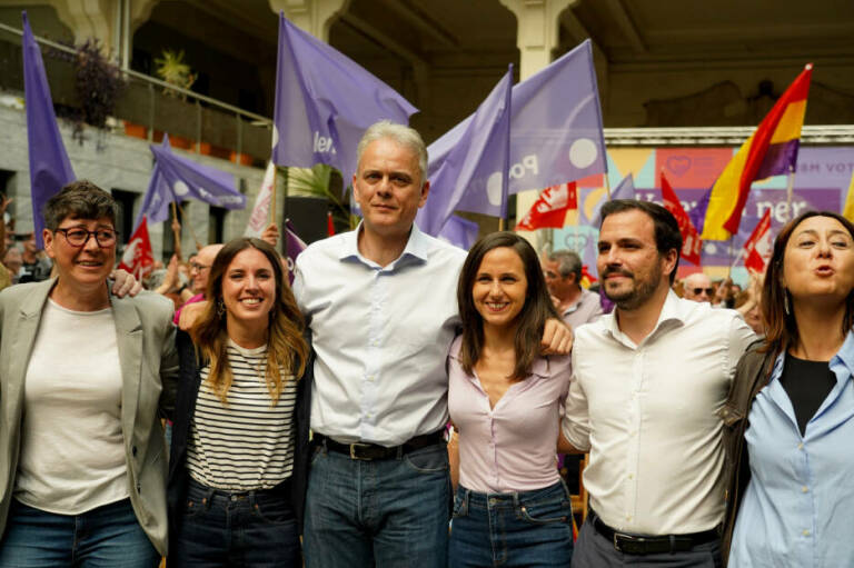 Mitin central de Podem-EU. Foto: EDUARDO MANZANA