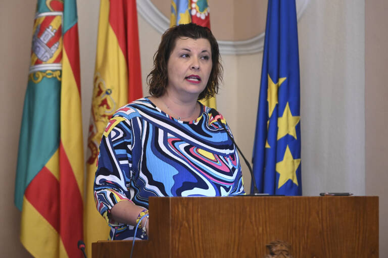 La portavoz del PSPV en el Ayuntamiento de Castelló, Patricia Puerta.