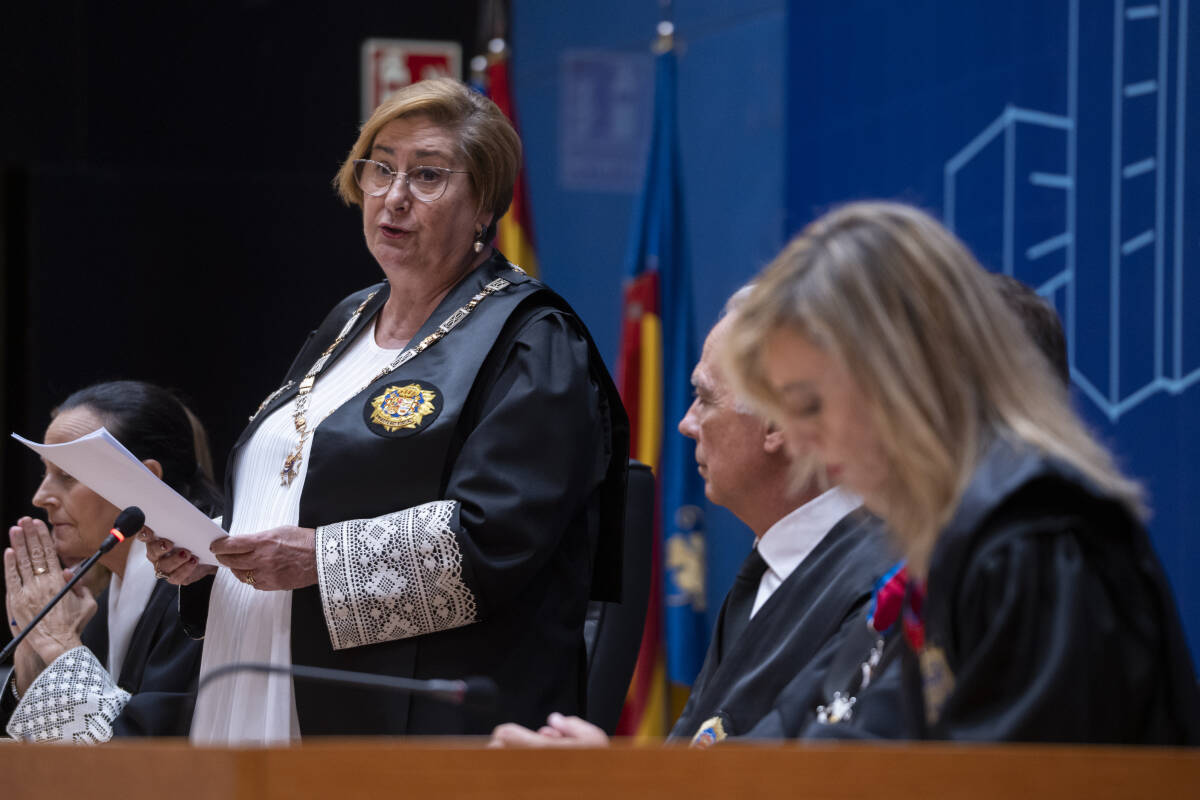 La fiscal superior del tribunal valenciano, Teresa Gisbert. Foto: ROBER SOLSONA/EP