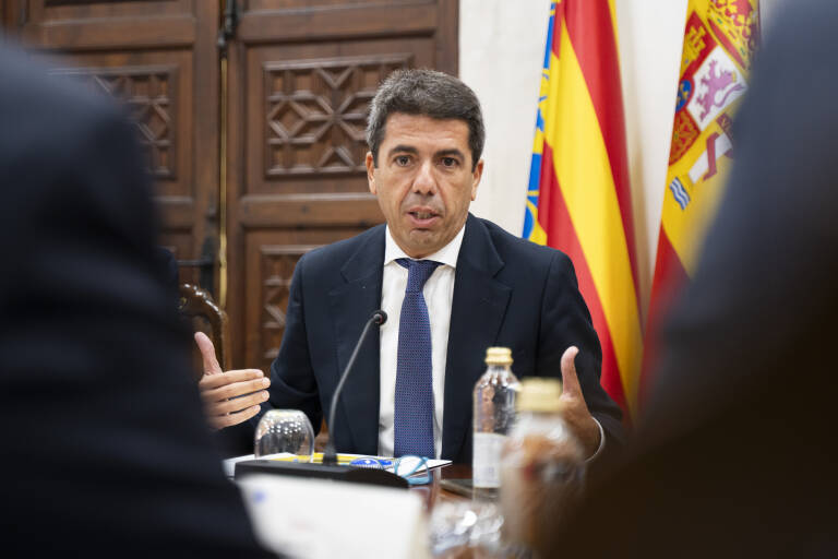 El presidente de la Generalitat Valenciana, Carlos Mazón. Foto: JORGE GIL/EP
