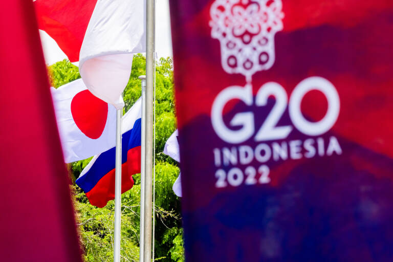 Imagen de la Cumbre del G20 realizada en 2022. Foto: CHRISTOPH SOEDER/DPA