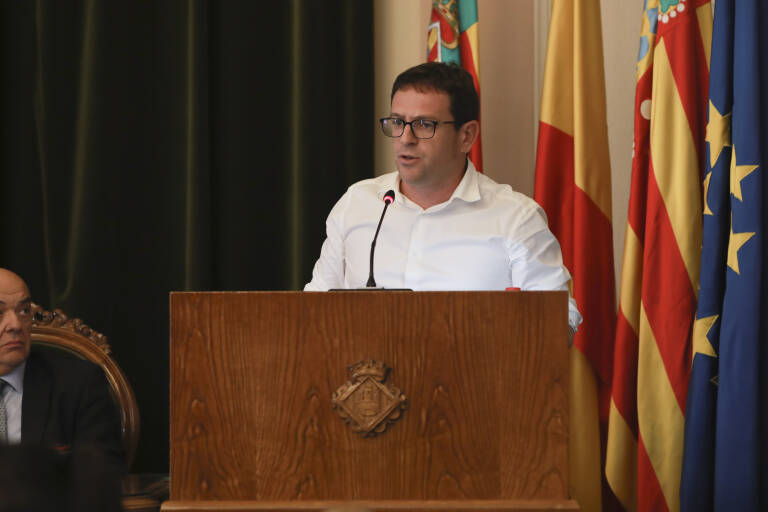 El lider de Compromís, Ignasi Garcia.
