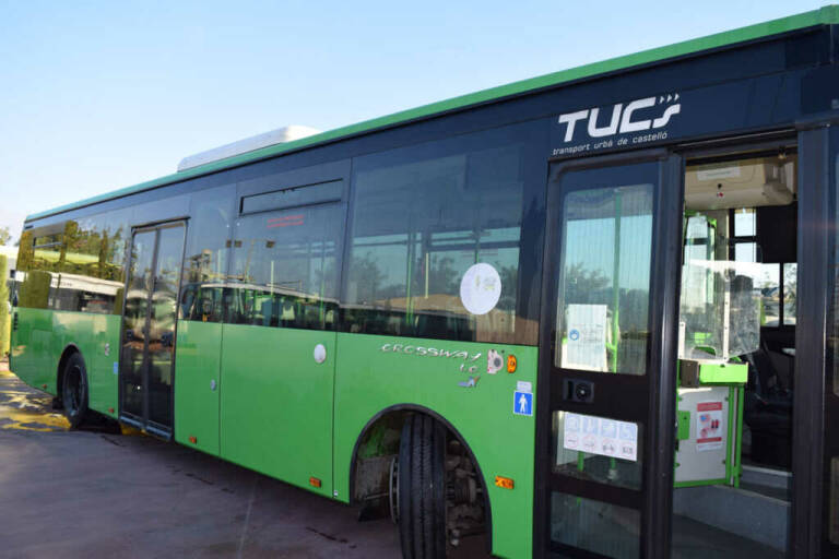 La flota del transporte urbano cuenta con 46 autobuses de distintas características. Foto: TUCS