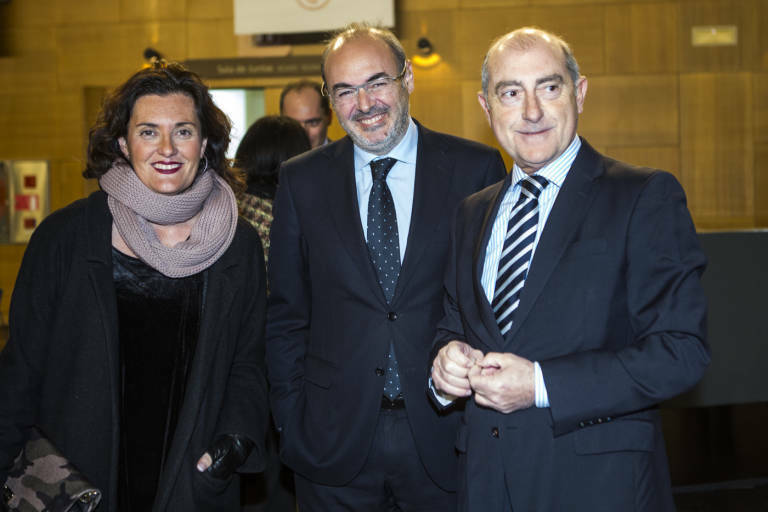 Beatriz Simón, Eusebio Monzó y Alfonso Novo. Foto: EFE